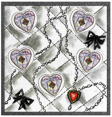 2004 - France BF_66 Saint-Valentin - C�ur de Channel du couturier Karl Lagerfeld