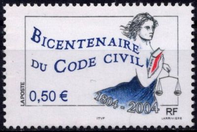 2004 - France Timbre n� 3644 - Bicentenaire du Code Civil