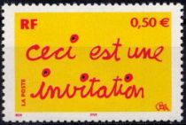 2004 - France Timbres n&deg; 3636 - Message - Ceci est une invitation