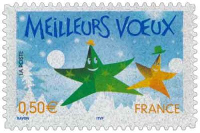 2005 - France Adh�sifs 44_48 (3722_3726) 5 valeurs \ Meilleurs V�ux\ 