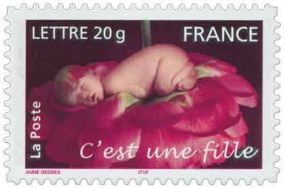 2005 - France Adh�sifs 54_55 (3804_3805) Naissance, \ C\'est une fille\ , \ C\'est un gar�on\ 