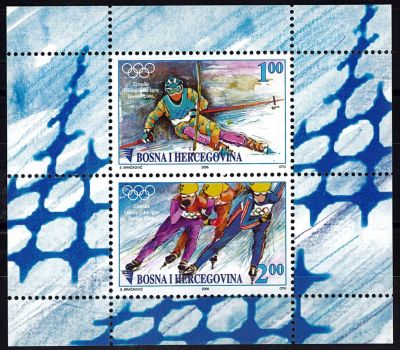2006 - Bosnie Herzegovine bloc n� 28 - Jeux Olympiques d\'hiver - 2006 Turin