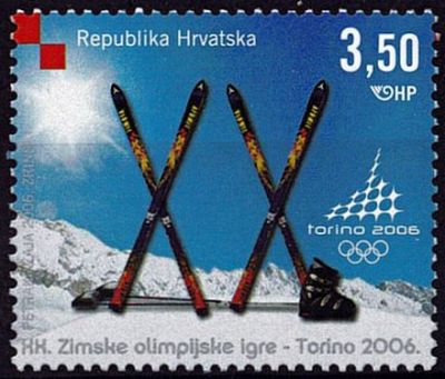 2006 - Croatie Timbre n� 709 - Jeux Olympiques d\'hiver - 2006 Turin