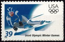 2006 - Etats Unis Timbre n° 3744 - Jeux Olympiques d\'hiver - 2006 Turin 
