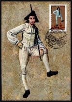 2006 - France 6 Cartes Maximum n&deg; 3917/3922 - Personnages c&eacute;l&egrave;bres - Op&eacute;ra de Mozart