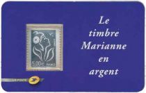 2006 - France Adhésif 85 (3925) Marianne de Lamouche 5,00 en argent