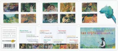 2006 - France Adh�sifs BC74 Carnet Art Peinture Les Impressionnistes