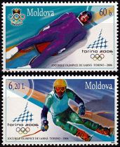 2006 - Moldavie timbres n° 461/462 - Jeux Olympiques d\'hiver - 2006 Turin