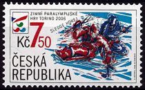 2006 - République Tcheque Timbre n° 421 - Jeux paralympiques d\'hiver - 2006 Turin