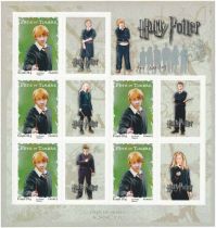 2007 - France Adhésifs F114_F116 - Fête du timbre - \ Harry Potter\  -  Feuillets avec 5 vignettes illustrées différentes