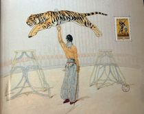 2008 - France Carnet n&deg; 4015 - Le timbre voyage avec le Cirque