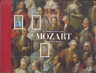 2008 - France Livre n� 4010 - Le timbre voyage avec Mozart