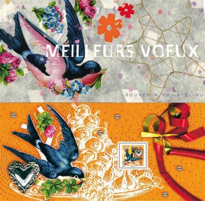 2010 - Timbre Bloc Souvenir France Meilleurs V�ux - 56