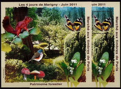 2011 - France Blocs Marigny 23D + 23ND - Patrimoine forestier, la for�t