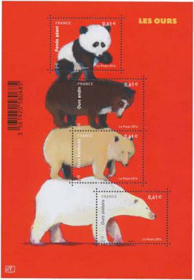 2014 France F4844 Les Ours S�rie Nature