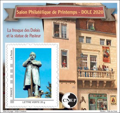 2020 Bloc CNEP n�83  Salon Philat�lique de Printemps D�le 