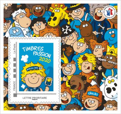 2020 Bloc FFAP n�18 Timbres Passion Moulins 2020
