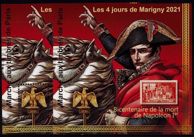 2021 - France Blocs Marigny 33D + 33ND - Bicentenaire mort Napol�on 1er 