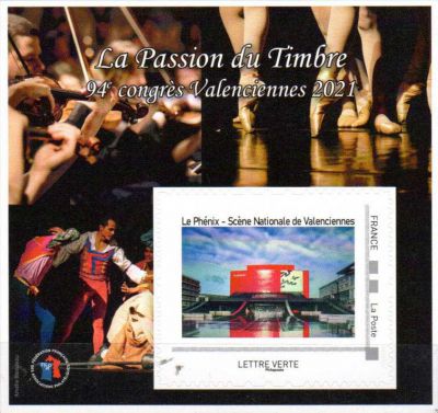 2021 Bloc FFAP n�19 La Passion du Timbre Valenciennes 2021