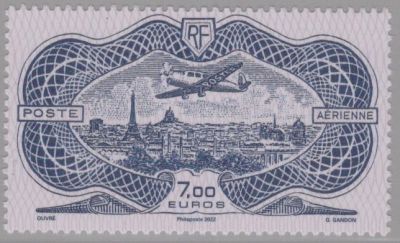 2022 - Timbre Affiche France r��dition Burel� 7.00 �