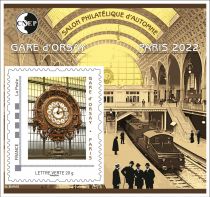 2022 Bloc CNEP salon philatélique d\'automne Gare d\'Orsay Paris 2022 (n°90)
