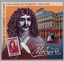 2022 Blocs MARIGNY Année Molière 1622-1673 Dentelé et Non Dentelé