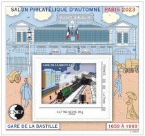 2023 - Bloc CNEP 94 - Salon Philatélique d\'Automne Gare de la Bastille                        