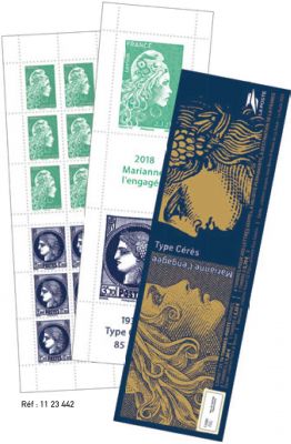 2023 - Carnet France C1532 - 2018 Marianne d\'Engag�e - 1938 Type C�r�s 85 ans