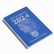 2023 - Feuillet France Philagenda 2024 - Agenda livré avec feuillet 4 timbres sports hors abonnement Edition limitée