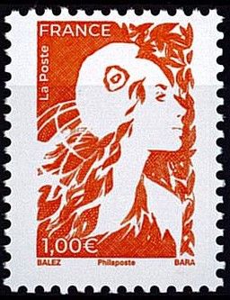2023 - France 5729 - Marianne de l\'Avenir 1,00 � (orange)