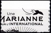 2023 - France Adhésif 2360A - Marianne de l\'Avenir International provenant de carnet (violet)