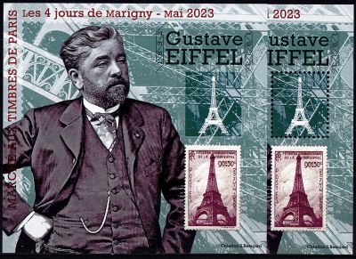 2023 - France Blocs Marigny 35D + 35ND - Gustave Eiffel (1832-1923) 