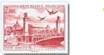 2023 - Timbre Affiche France C.I.T.T. Vue de Paris 1949 type 500F PA 
