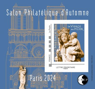 2024 - Bloc CNEP 97 - Salon Philat�lique d\'Automne, Notre-Dame de Paris