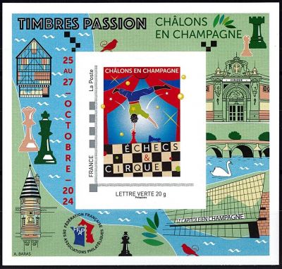 2024 - Bloc France FFAP24 - Timbres Passion Ch�lons-en-Champagne