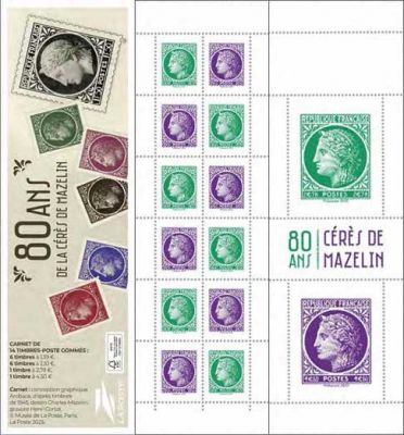2025 - Bande carnet France 1536 - \ 80 ans C�r�s de Mazelin\  
