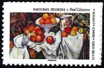 2025 - France ADH1525001 - Paul Cézanne, \ Pommes et oranges\  TVP Lettre verte (Emis en feuille de 50 TVP dos blanc)