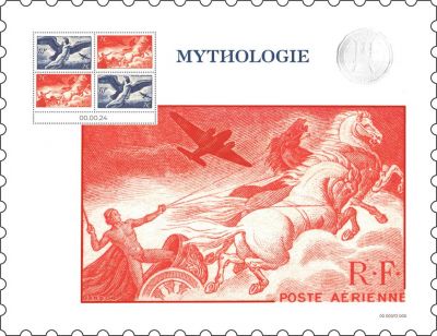 2025 - France Affiche n� 100A  - Mythologie (type n� PA18/19) (n� 10)