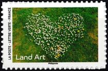 2025 - France Timbre adh&eacute;sif n&deg; 2377a - Marguerites en forme de coeur  (Papier dos blanc)