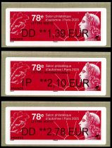 2025 - France Vignettes LISA Muller - 78e Salon philatélique d\'Automne - Paris 2025