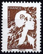 2025 - Timbres France - Marianne de l\'Avenir 0,10  (mention Philaposte)