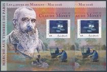 2026 - France Blocs Marigny 38D + 38ND - Centenaire de la mort de Claude Renoir