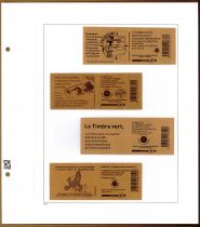 5 Feuilles Neutres Flexibel L4 pour Timbres Davo