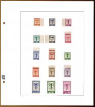 5 Feuilles Neutres Flexibel L5 pour Timbres Davo