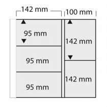 5 Feuilles pour 10 cartes postales anciennes format mixte fond blanc Safe