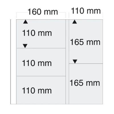 5 Feuilles pour 10 cartes postales modernes format mixte fond blanc Safe