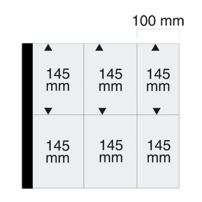 5 Feuilles pour 12 cartes postales anciennes format vertical fond noir Safe