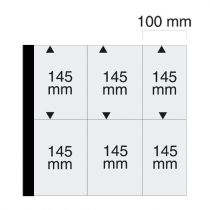 5 Feuilles pour 12 cartes postales anciennes format vertical fond noir Safe