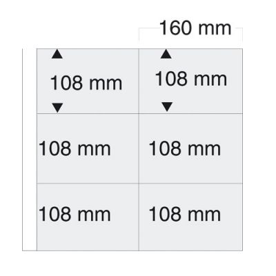 5 Feuilles pour 12 cartes postales modernes format horizontal fond blanc Safe