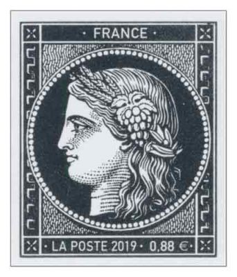 5305 - Timbre France C�r�s 0.88 2019